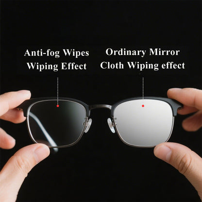 200 PCS Anti-Fog Lens Wipes for Glasses – Scratchless, Safe Cleaning