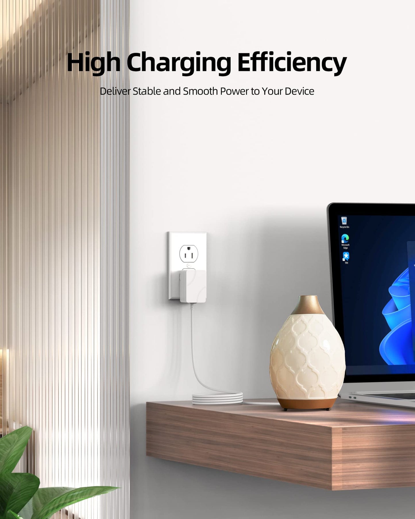 UL Listed 24V 0.65A Diffuser Power Adapter – 5.5x2.1mm Plug