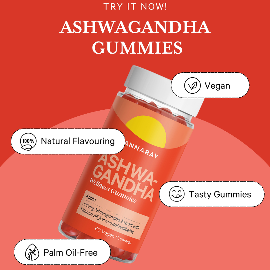Cannaray Ashwagandha Gummies (Apple)