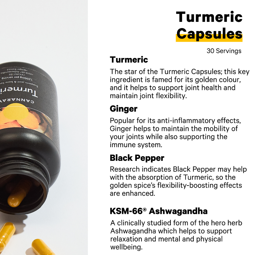 Cannaray Turmeric Capsules 1200mg