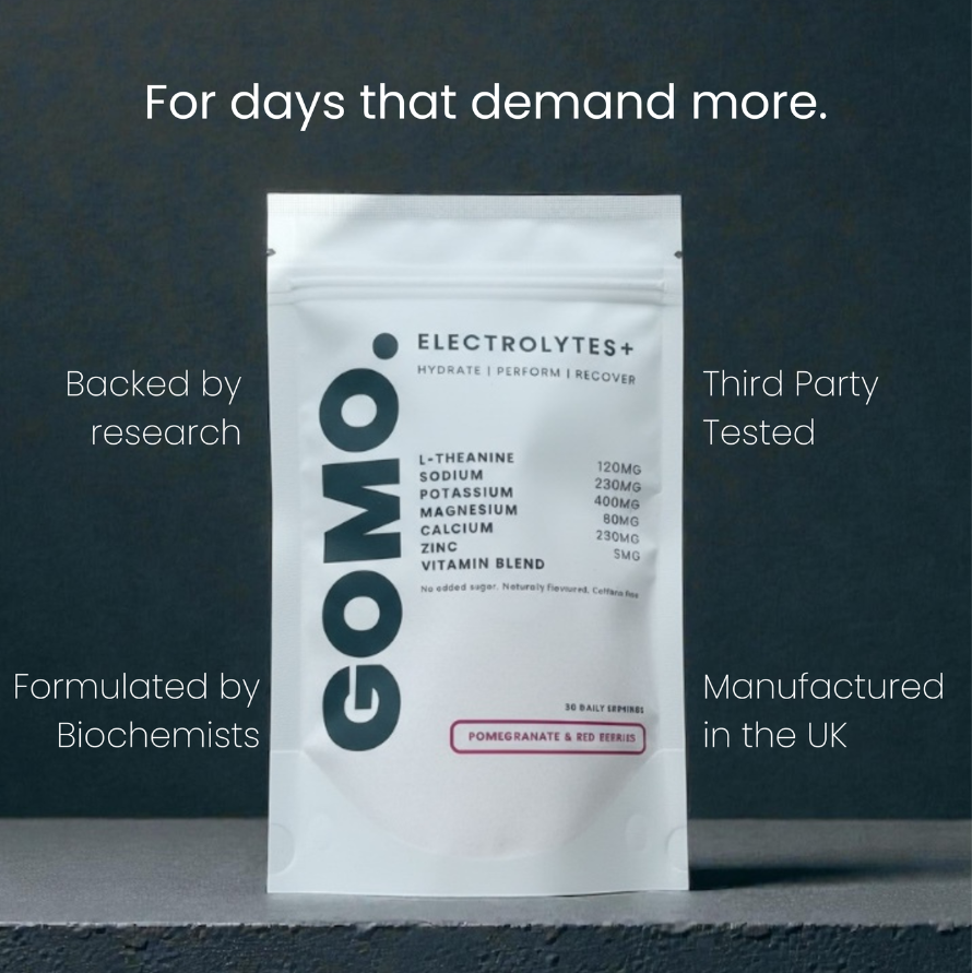 Gomo Electrolytes+ (Pomegranate & Red Berries)