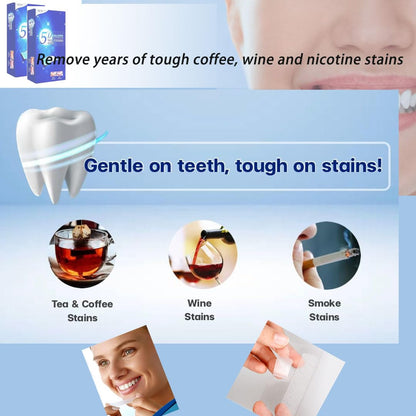 28 Whitener Strips 5D Teeth Whitening Strips – Safe, Gentle, Low-Sensitivity (14 Packs)