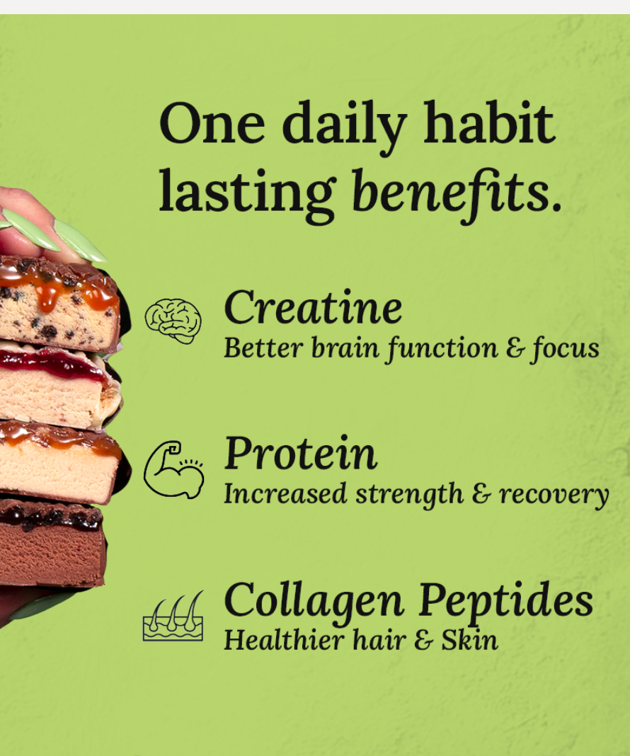 Creatime Creatine & Protein Bar - Cookie Crunch
