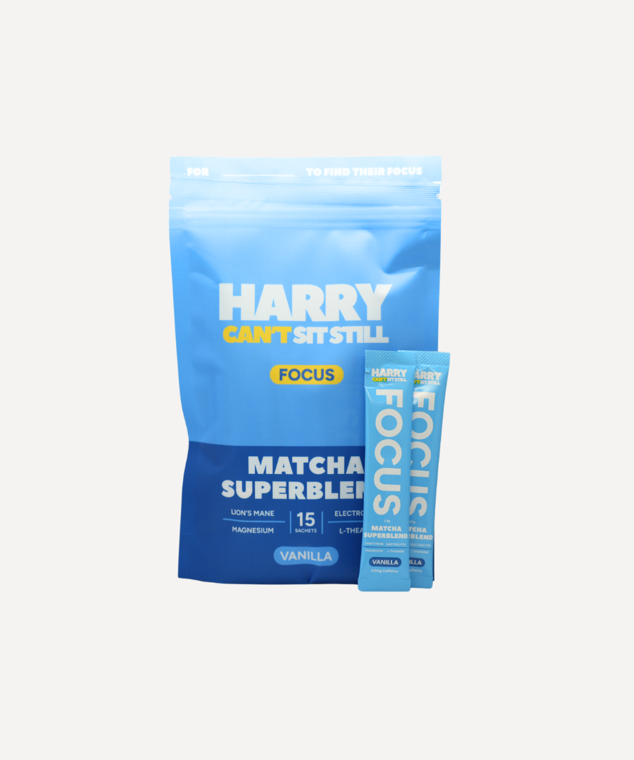 Harry Can't Sit Still Matcha SuperBlend (Vanilla)
