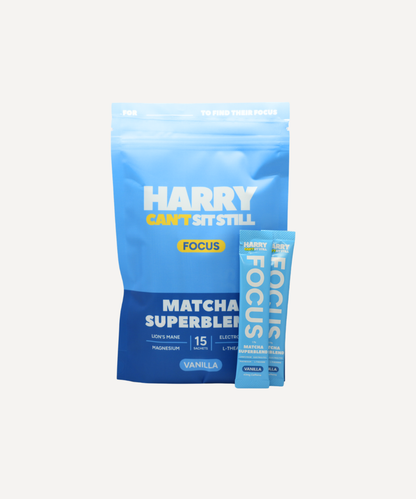 Harry Can't Sit Still Matcha SuperBlend (Vanilla)