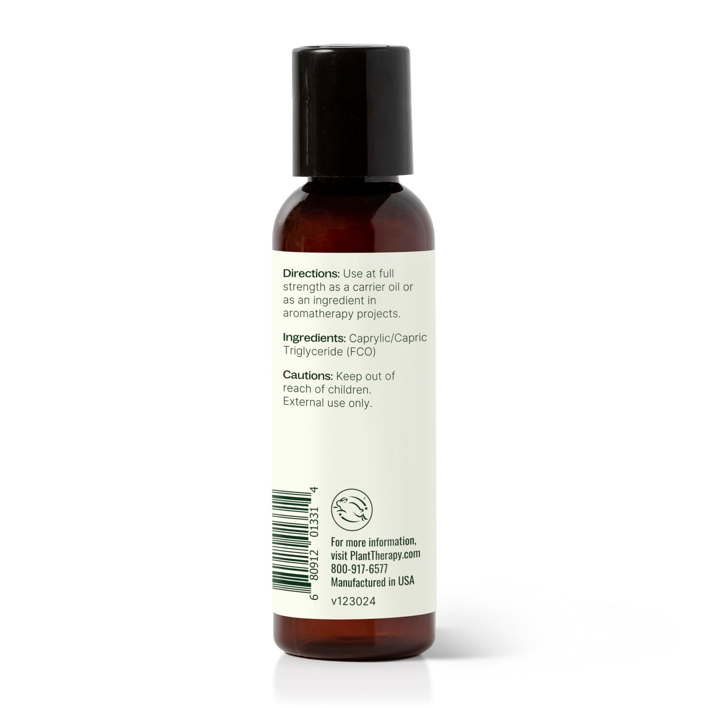 Plant Therapy Fractionated Coconut Oil (2 oz) – Carrier Oil for Skin, Hair & Aromatherapy