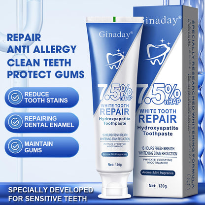 2Pack Hydroxyapatite Toothpaste – Enamel Protection, Fluoride-Free for Sensitive Teeth, Gentle Mint