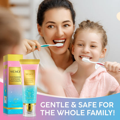 2Pack Niacinamide Whitening Toothpaste | Enamel Safe & Fresh Breath