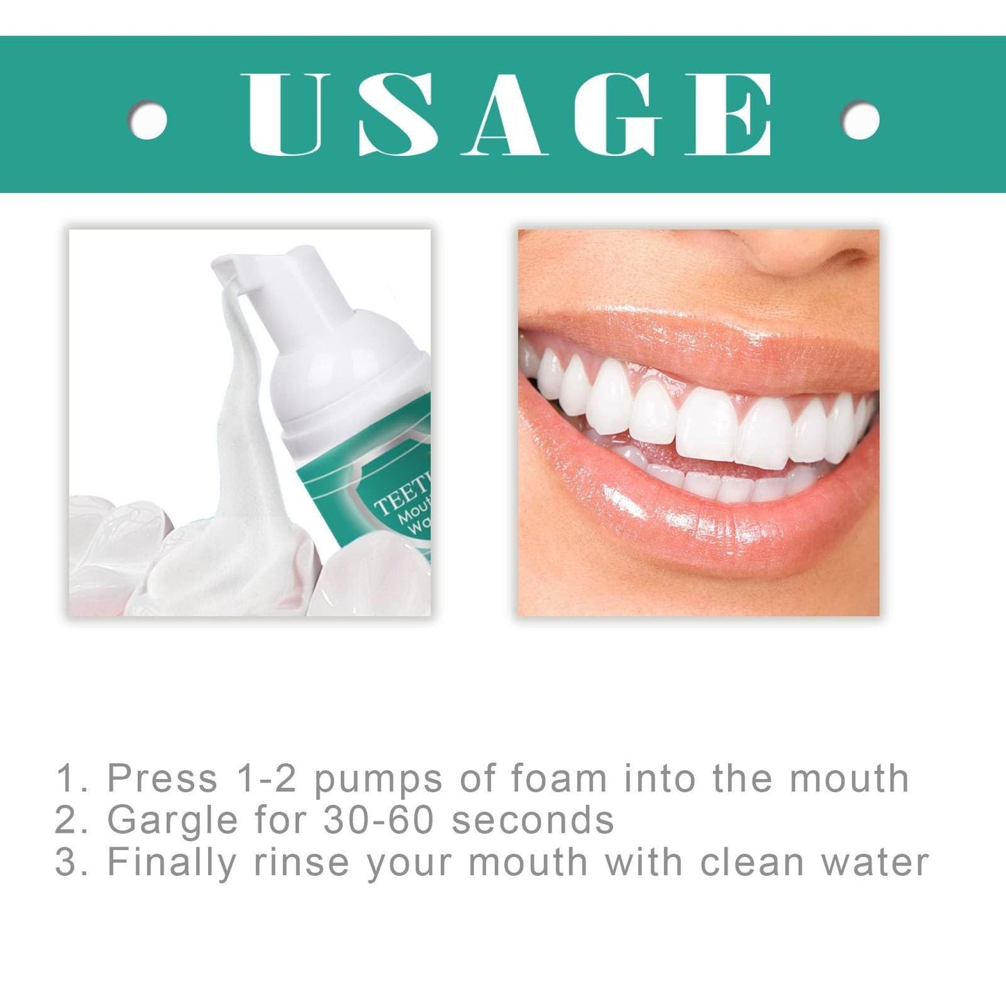 2PCS Foam Toothpaste for Sensitive Teeth - Ultra-fine Mousse, Deep Clean & Stain Removal (2 Pack)