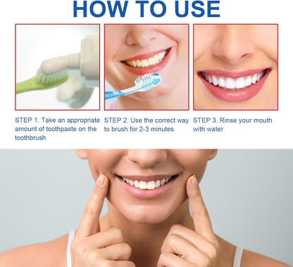2PCS-SP-6 Whitening Toothpaste – Enamel-Safe, Fluoride-Free, Fresh Mint