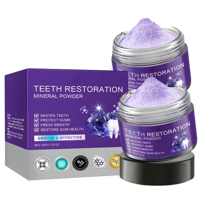 2PCS Teeth Restoration Mineral Powder | Oral & Teeth Care – Strengthen Teeth & Gums