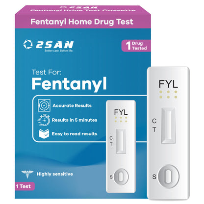 2San Rapid Fentanyl Test – Fast Home Drug Test Kit | 12-Panel Urine Test for Harm Reduction