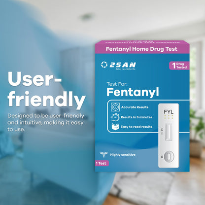 2San Rapid Fentanyl Test – Fast Home Drug Test Kit | 12-Panel Urine Test for Harm Reduction