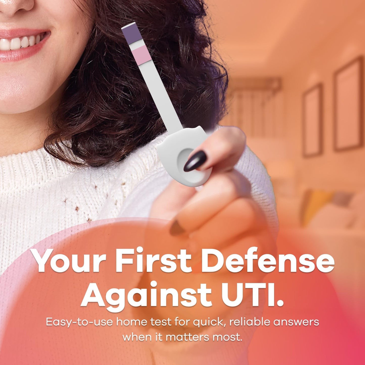 2San 2-in-1 UTI Test Strips for Women – At-Home Kit Detects Leukocytes and Nitrite in 2 Minutes