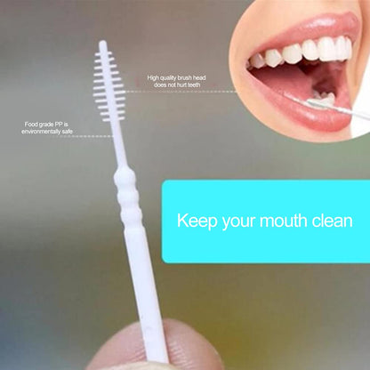 3-Box Interdental Brushes – Portable Dental Flosser & Teeth Cleaning Tool