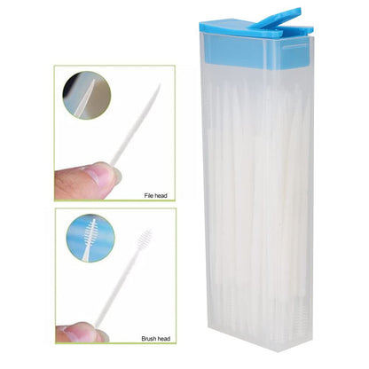 3-Box Interdental Brushes – Portable Dental Flosser & Teeth Cleaning Tool