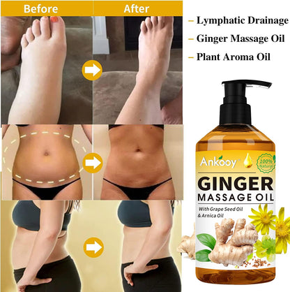 3 Pack Massage Oil for Sore Muscles – Arnica, Ginger & Lavender | Spa Gift