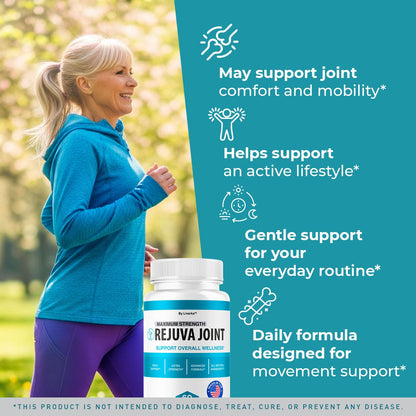 (3 Pack) Rejuva Joint – Advanced Formula Joint Support Pills, 180 Capsules