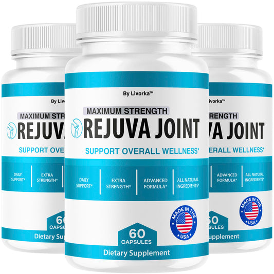 (3 Pack) Rejuva Joint – Advanced Formula Joint Support Pills, 180 Capsules BritishVita | Premium UK Vitamins & Wellness Supplements