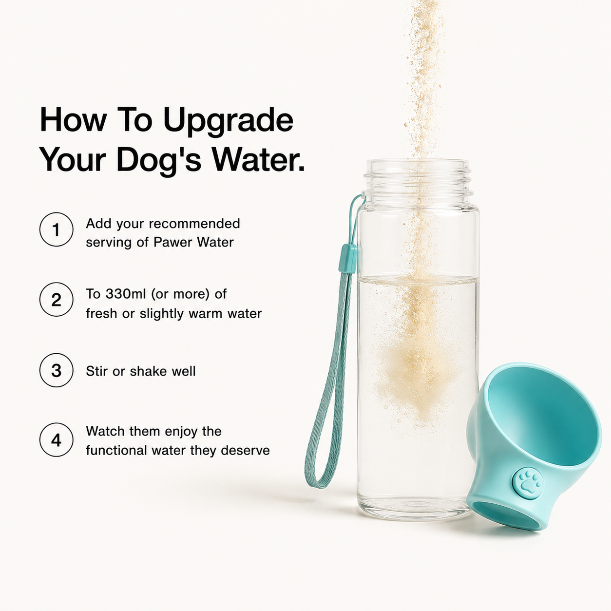 Pawer Water Mobility & Glow | Dog Joint Support (12 Sticks)
