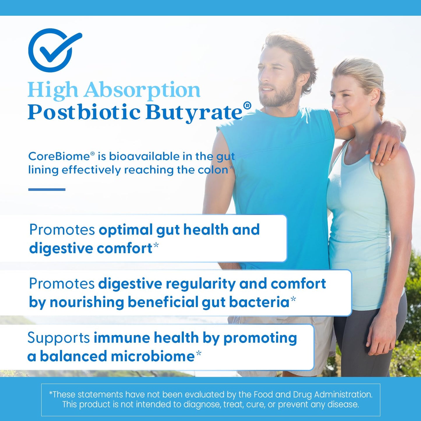 Doctor's Best High Absorption Postbiotic Butyrate with Corebiome – Gut & Immune Health | Non-GMO, Gluten Free, Soy Free, Vegan | 30 Veggie Caps
