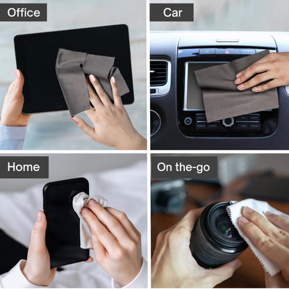 30 Pack Japanese-Style Premium Microfiber Glasses Cleaning Cloths – Streak-Free & Scratch-Free