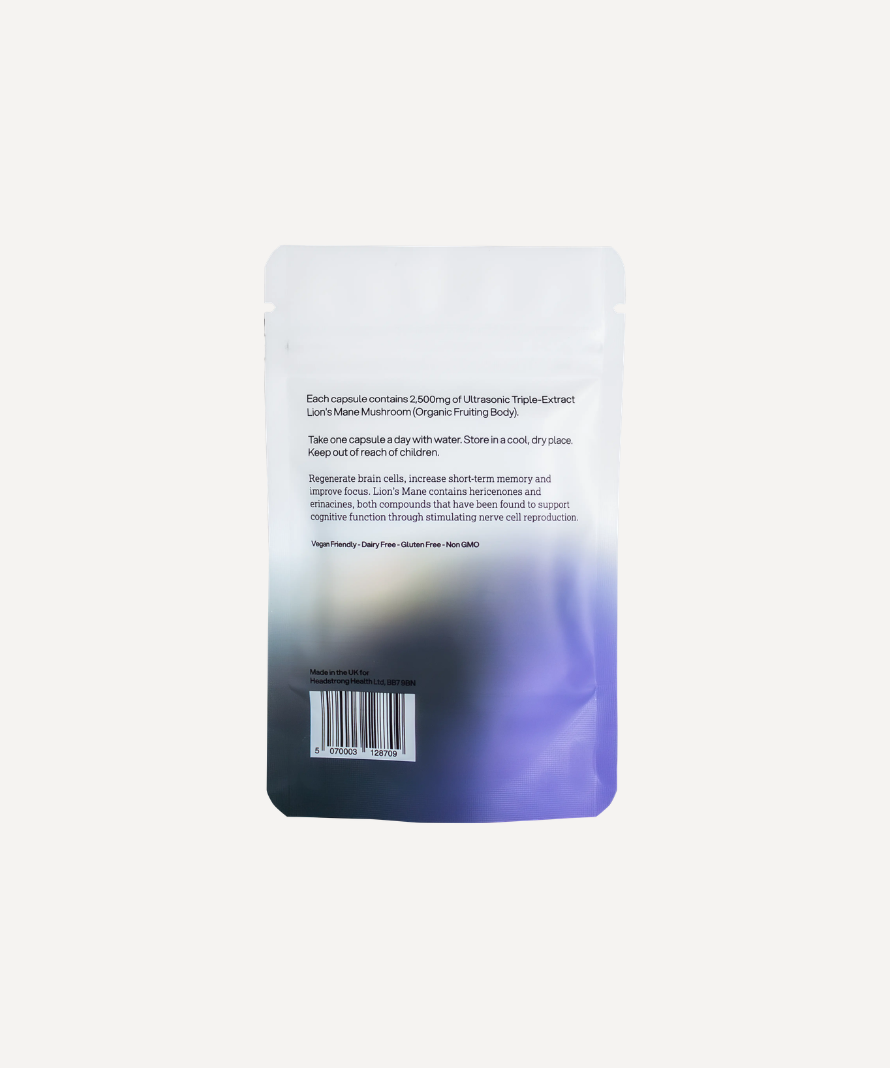 Headstrong Lion's Mane Mushroom Capsules