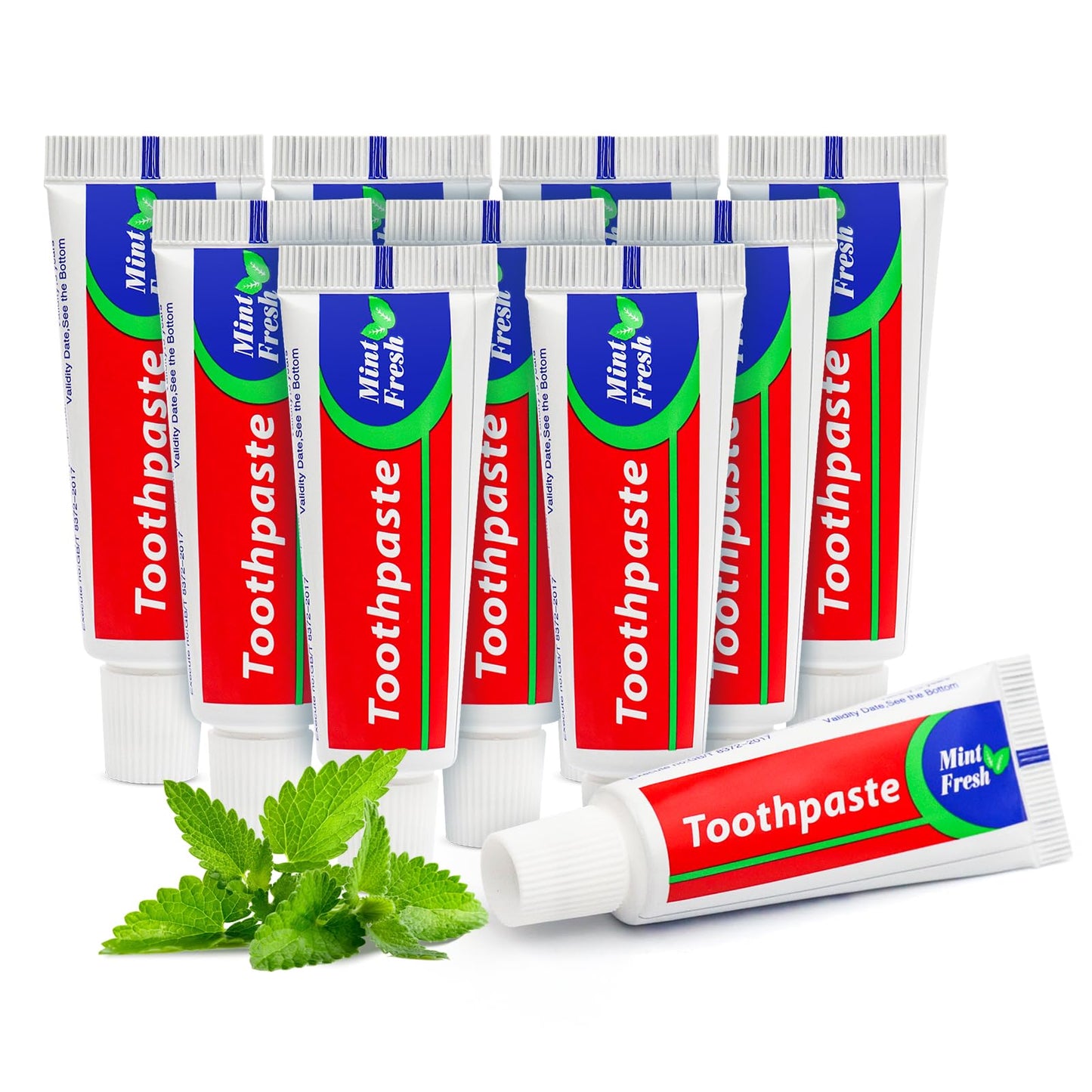 30pcs Travel Size Toothpaste Bulk – Mint Mini 0.88oz/25g for Hotel, Guests, Homeless & Charity
