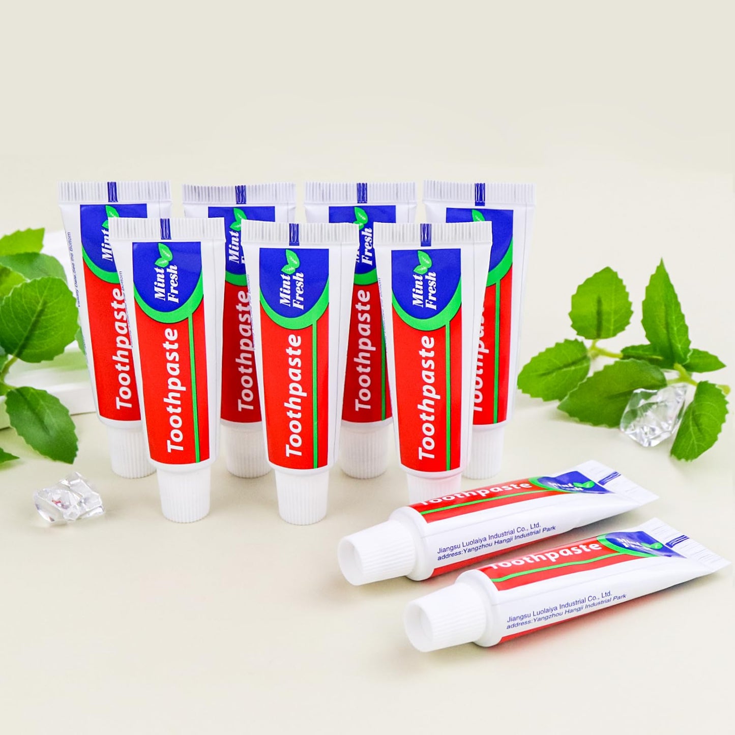 30pcs Travel Size Toothpaste Bulk – Mint Mini 0.88oz/25g for Hotel, Guests, Homeless & Charity