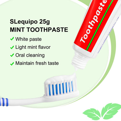 30pcs Travel Size Toothpaste Bulk – Mint Mini 0.88oz/25g for Hotel, Guests, Homeless & Charity