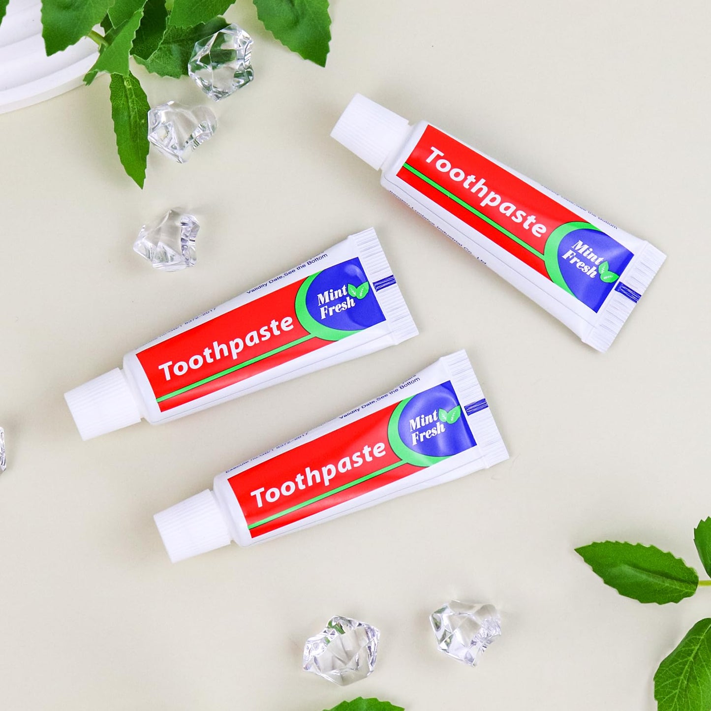 30pcs Travel Size Toothpaste Bulk – Mint Mini 0.88oz/25g for Hotel, Guests, Homeless & Charity