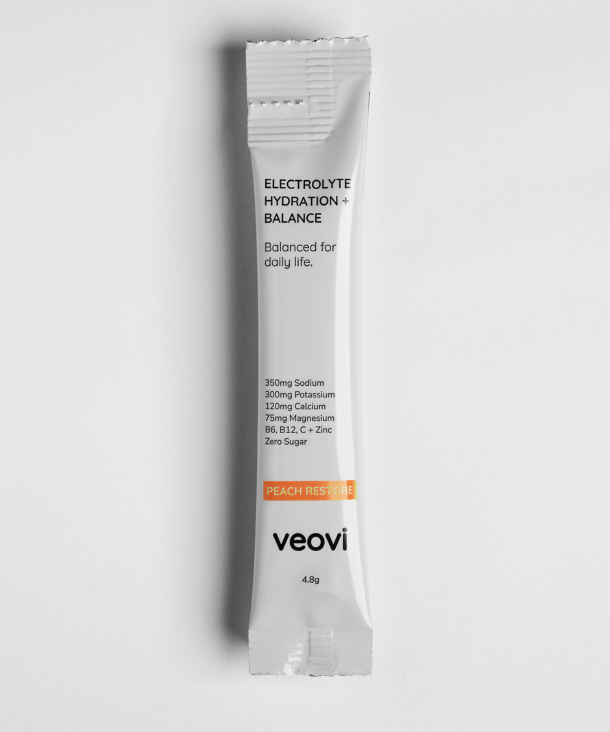 Veovi Electrolyte Hydration & Balance (Citrus Revive & Peach Restore)