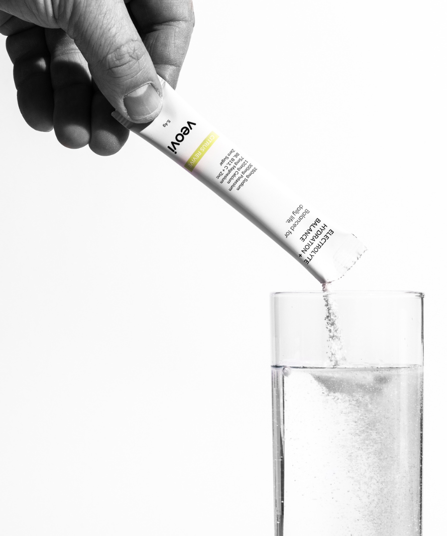Veovi Electrolyte Hydration & Balance (Citrus Revive & Peach Restore)