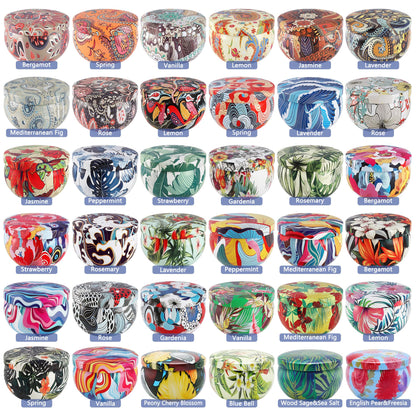 36-Pack Scented Candles Set – 100% Soy Wax, Aromatherapy Gift