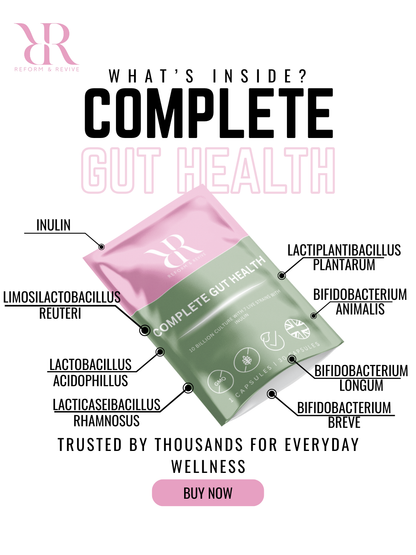 Complete Gut Health+ Digestive & Microbiome Support Reform and Revive