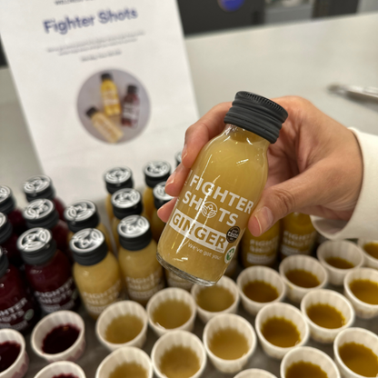 Ginger -  27g organic cold pressed ginger in every bottle, 12 x 60ml
