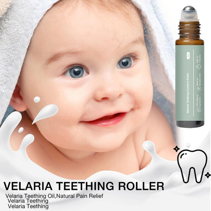 3Pcs Mama's Teether Teething Oil Roller - Natural Baby Teething Relief