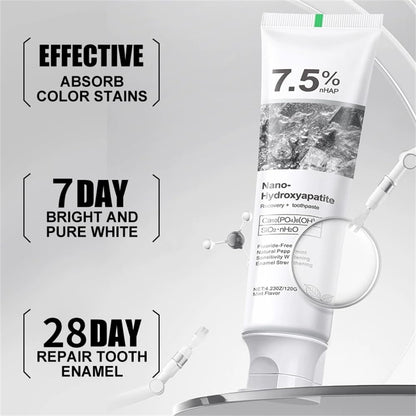 2-Pack 7.5% Hydroxyapatite Toothpaste – Fluoride-Free for Sensitive Teeth