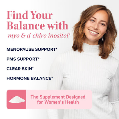 Myo-Inositol & D-Chiro Inositol Powder 40:1 for Women | 60 Servings