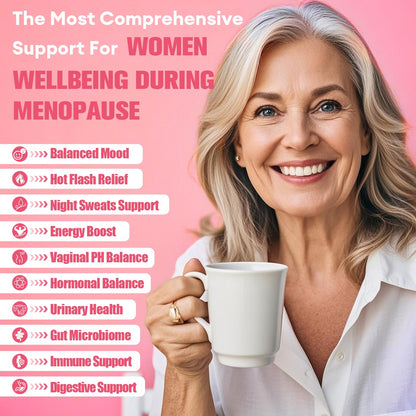 40-in-1 Menopause Supplements for Women – Multibenefit & Complete Black Cohosh, 120 Vegan Caps