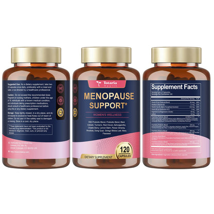 40-in-1 Menopause Supplements for Women – Multibenefit & Complete Black Cohosh, 120 Vegan Caps