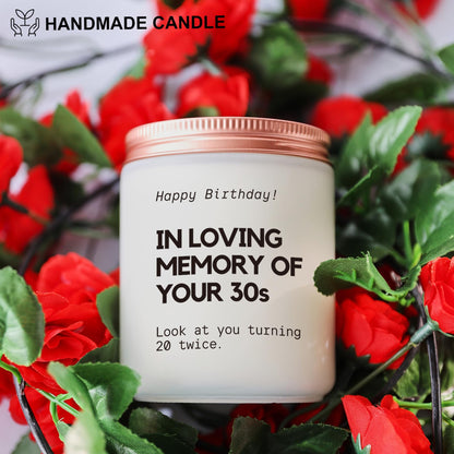 Best 40th Birthday Gifts Candle – Funny Gift for Women & Men