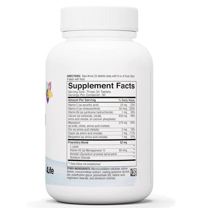 4Life Cal-Mag Complex: Calcium, Magnesium, Vitamin D & K | 90 Tablets