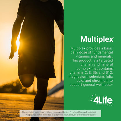 4Life Multiplex 60 Capsules - 21 Essential Vitamins & Minerals for Immune Support