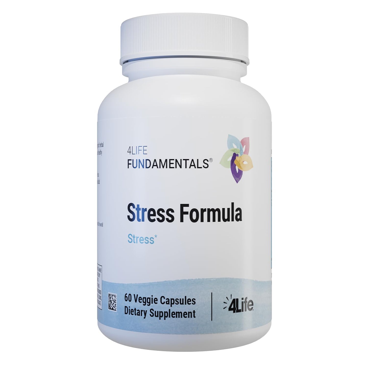 4Life Stress Formula - Calming Sleep Support Dietary Supplement | Lemon Balm, Chamomile & Valerian, 60 Capsules