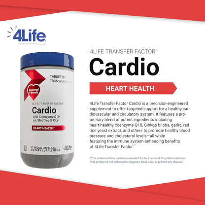 4Life Transfer Factor Cardio - Targeted System Support, 90 Capsules BritishVita | Premium UK Vitamins & Wellness Supplements