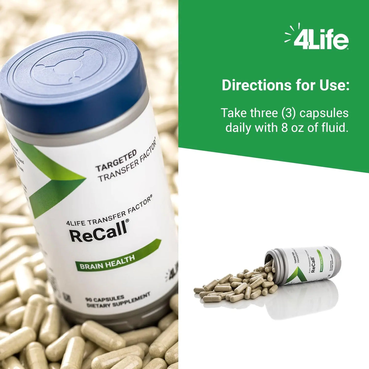 4Life Transfer Factor Recall – Supports Brain Health, Memory & Learning | 90 Veggie Capsules BritishVita | Premium UK Vitamins & Wellness Supplements