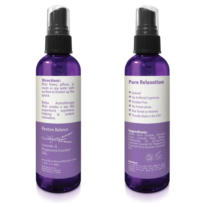 Relax Lavender Sleep Spray – Linen & Pillow Mist, 4oz | Brookethorne Naturals