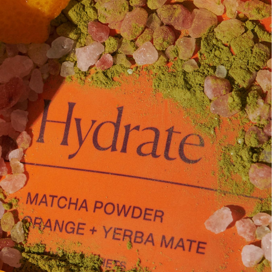 MISSION Hydrate Powder (Matcha & Yerba Mate x30 Sachets)