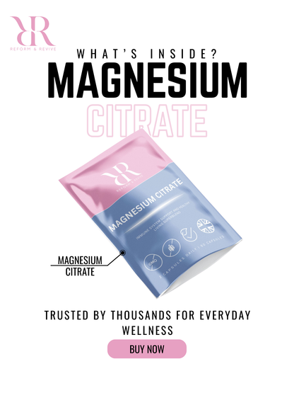 Magnesium Citrate+ Muscle & Calm Wellness Support Reform and Revive